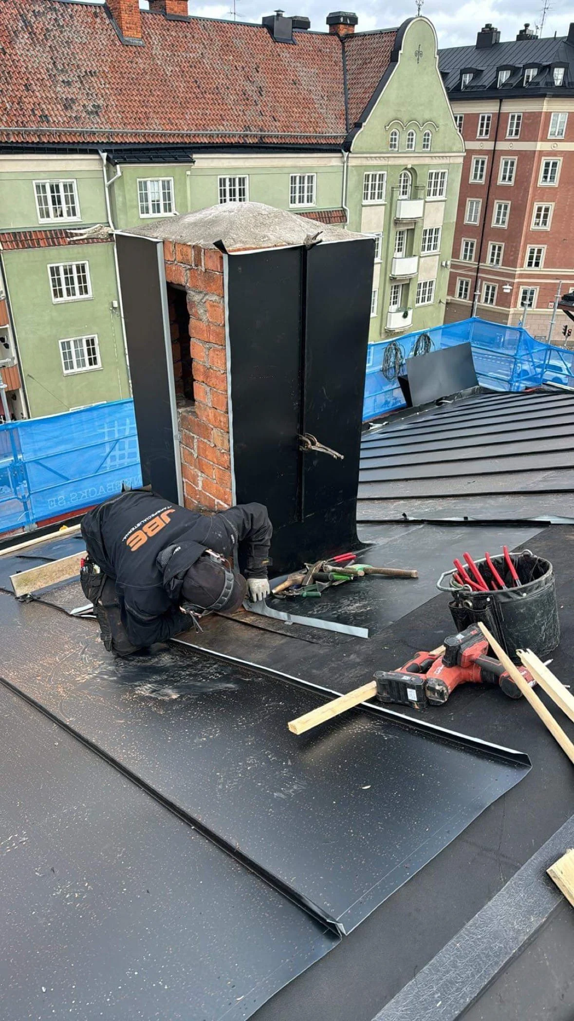 Plåtarbete från JBE Takspecialisterna